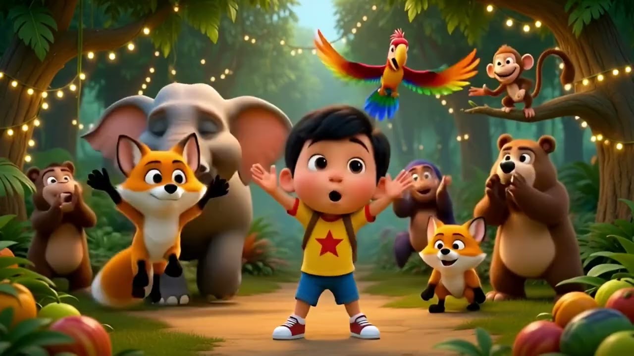 Golu ki Kahani - Jungle Book Cartoon in Hindi golu & Baloo #golu #junglebook #funny #shorts 