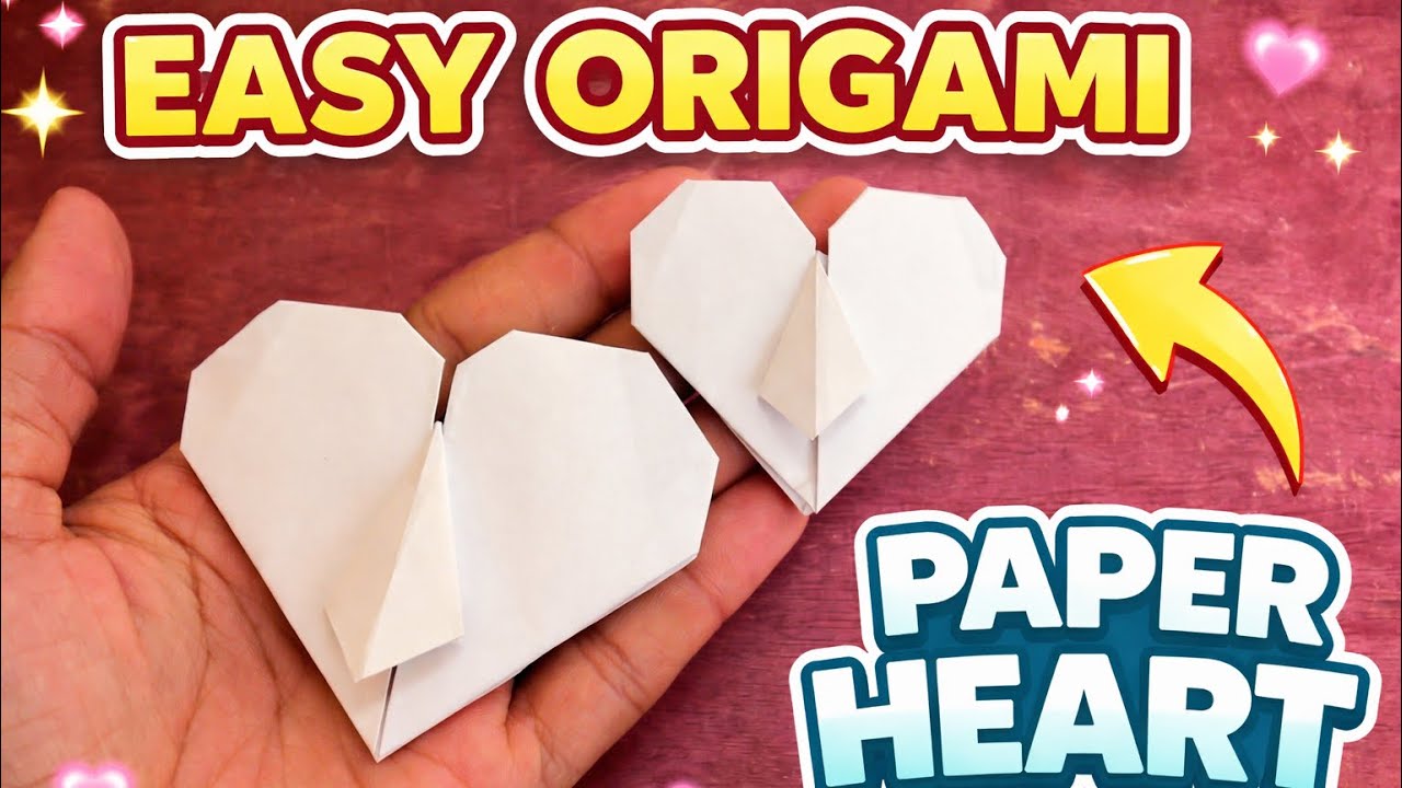 Easy Origami Heart #8 ❤️ | Cute 3D Paper Heart Tutorial for Beginners