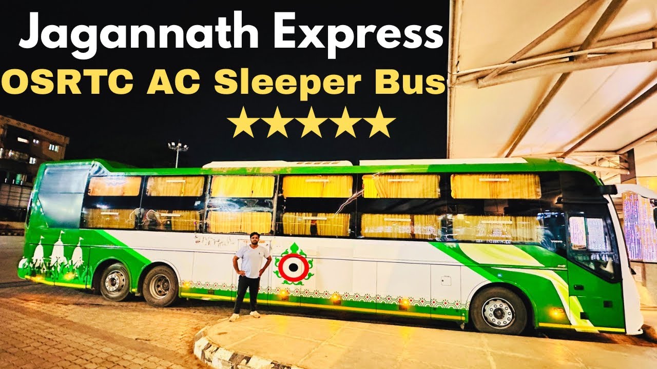 2 CRORE Ki OSRTC Jagannath Express VOLVO 9600s AC Sleeper Bus | Puri to Rourkela Fastest Luxury Bus