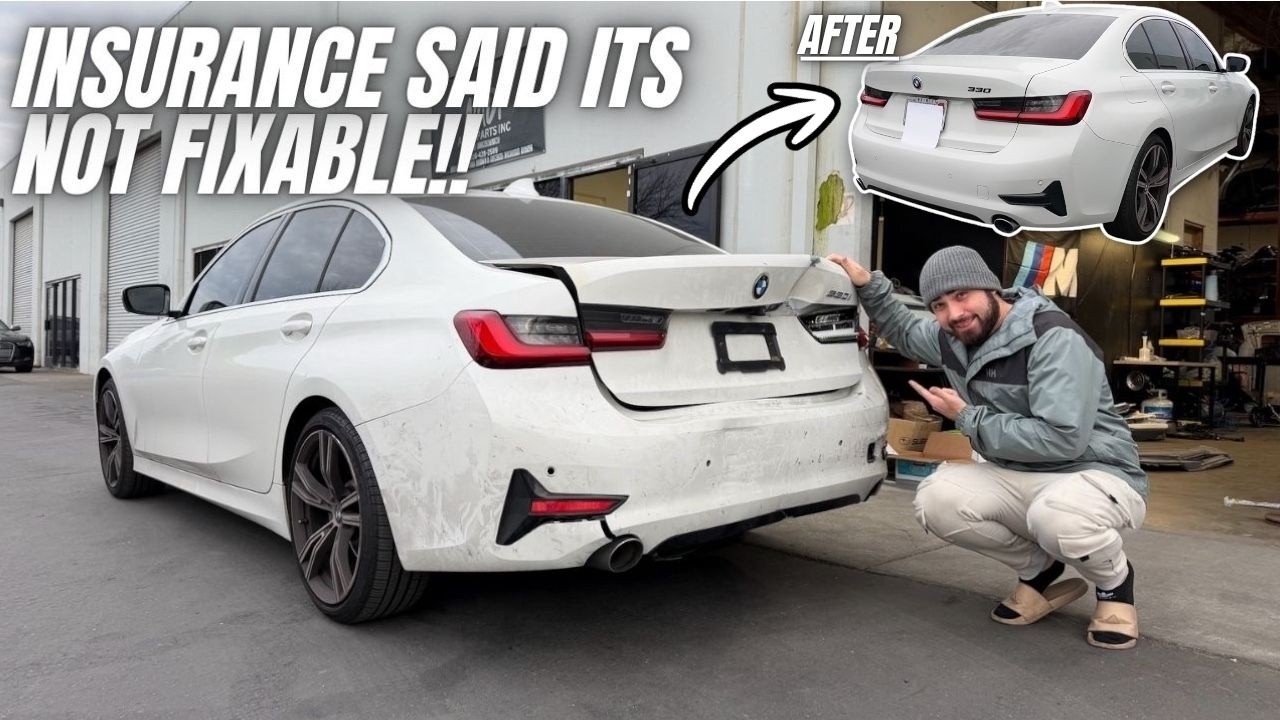 Мой друг разбил свой BMW G20 вдребезги! Мы умоляли страховую компанию позволить нам отремонтирова...