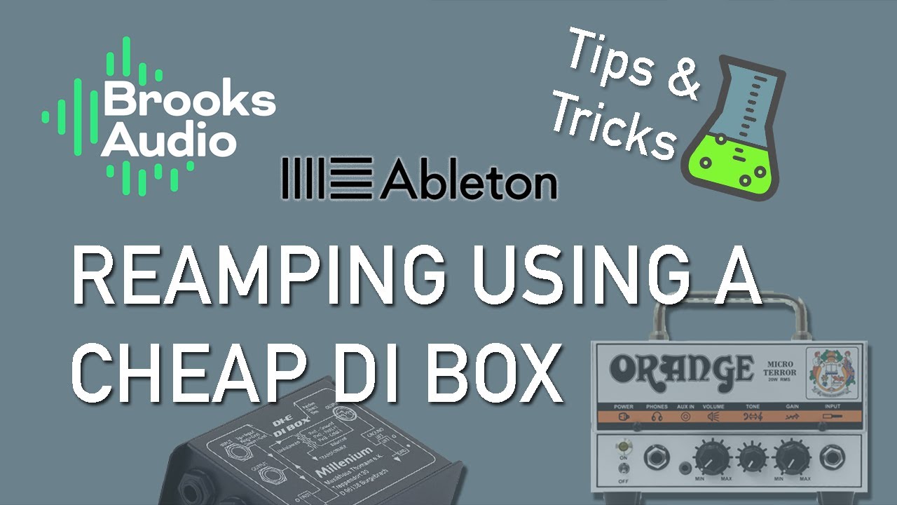 Reamping using a cheap passive DI box
