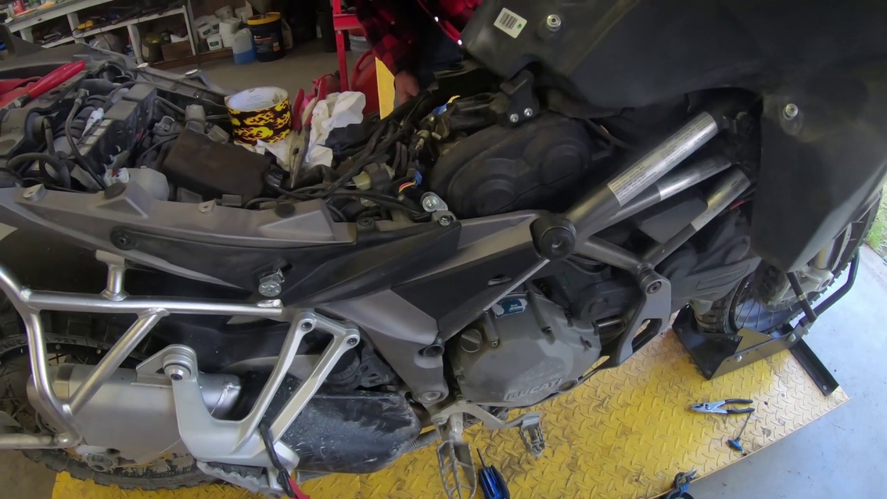 Ducati Multistrada 1200 Enduro Air Filter Change 2016