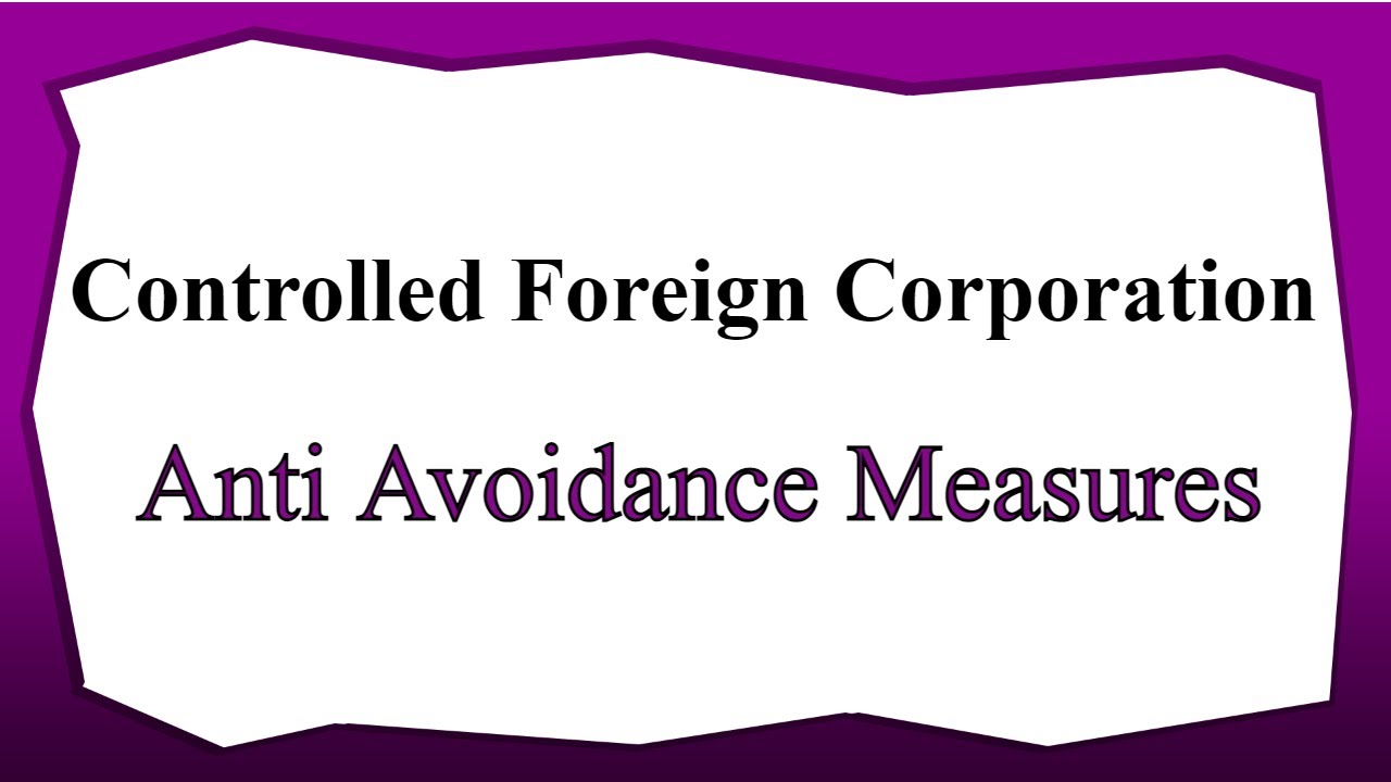 Controlled Foreign Corporation Regulations (CFC regulations) - CA Arinjay Jain - +91-9667714335