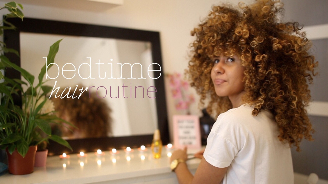 My Very Simple Night Time & Morning Hair Routine!