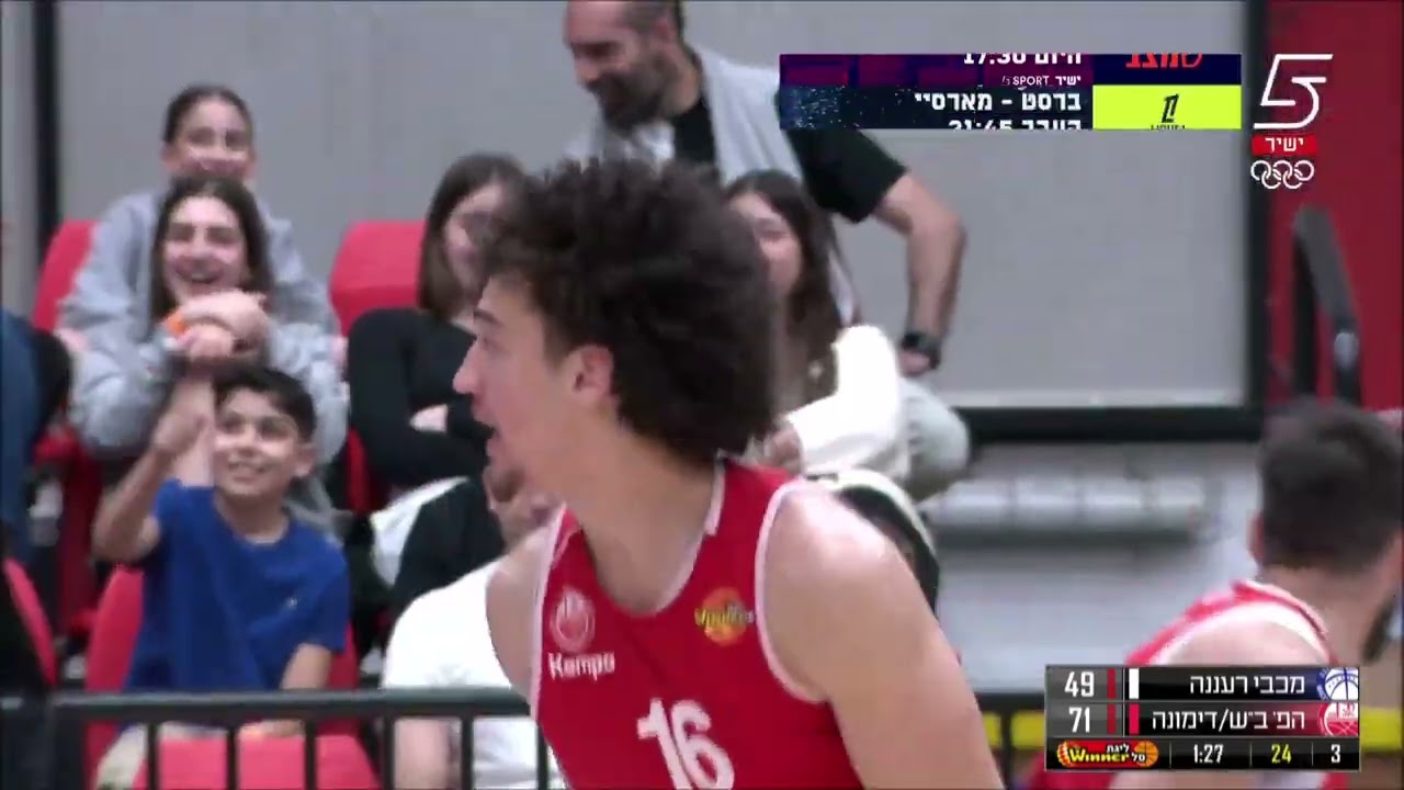 CJ Elleby against Maccabi Ra'anana (23 PTS - 11 REBS - 4 ASTS - 2 STLS) (20.02.2026)