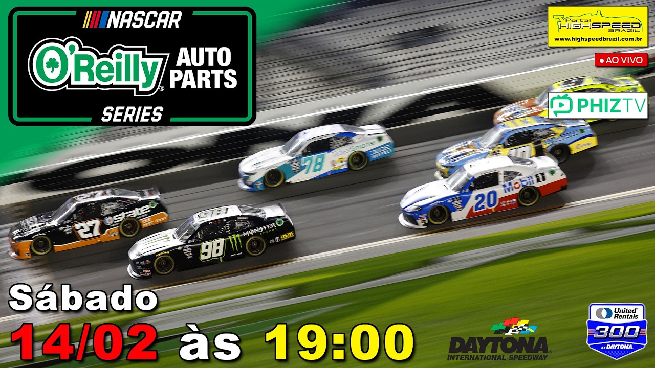 🔴 NASCAR O'Reilly Auto Parts Series | United Rentals 300 | Daytona International Speedway