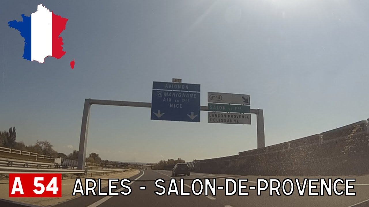 France (F): A54 Arles - Salon-de-Provence