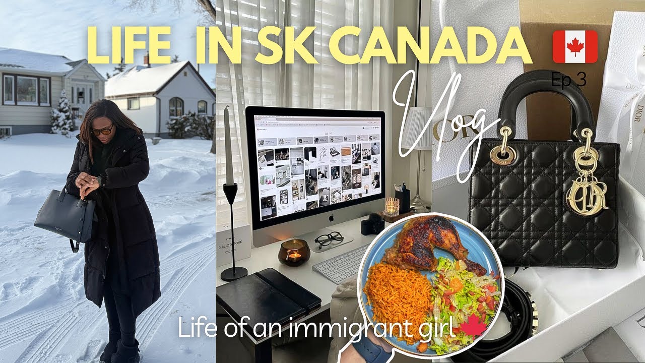 I live in One of the Coldest Places in the World 🇨🇦|Life in Saskatchewan Canada| Immigrant Girl Vlog