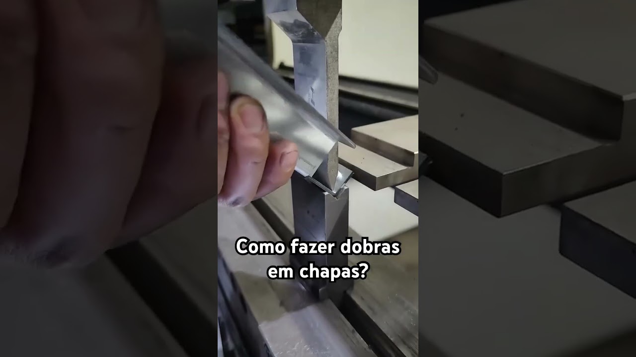 Como fazer dobras em chapas? #shorts #dobra #chapas #a&ccedil;o #industria