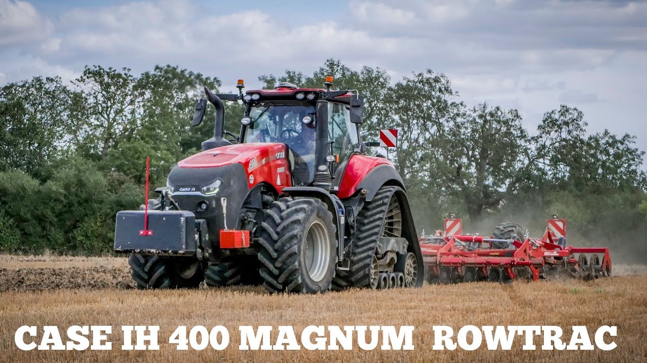 CASE IH 400 Magnum Row Trac Cultivating (With Music)