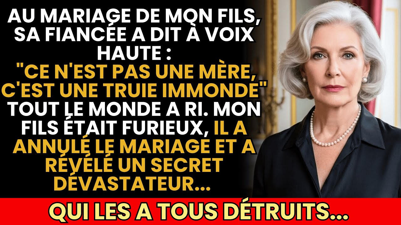 La Fiancée A Dit : « Ce N’est Pas Une Mère, C’est Une Truie Immonde. » Ce Que Mon Fils A Fait…