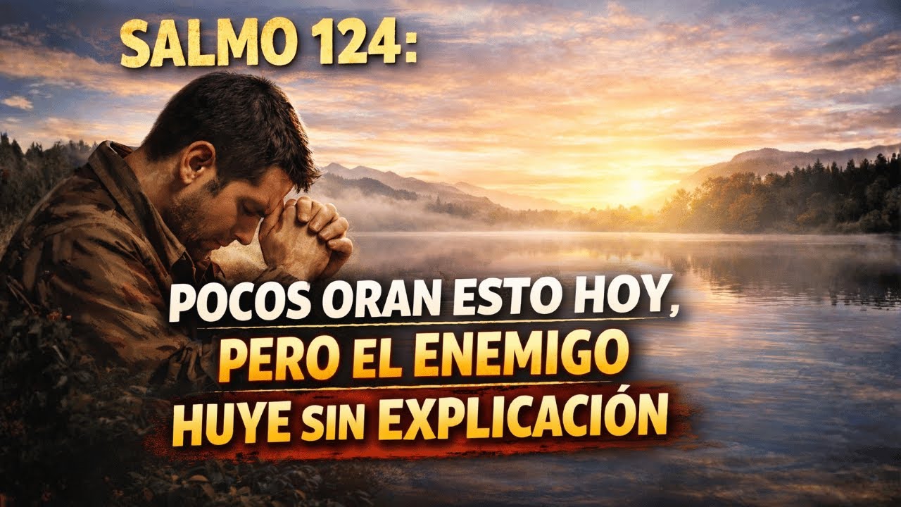 Salmo 124:  Pocos Oran ESTO HOY, PERO EL ENEMIGO HUYE SIN EXPLICACIÓN