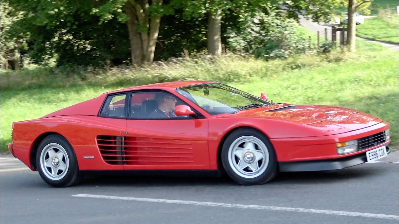 Первая поездка на моем Ferrari Testarossa после 10-месячного обновления, и звучит он фантастически.