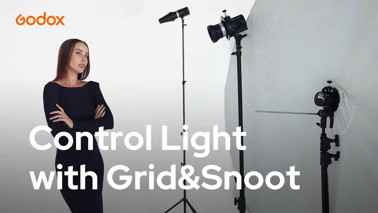 Control light with grid or snoot | Godox Light Modifiers 101 - EP05