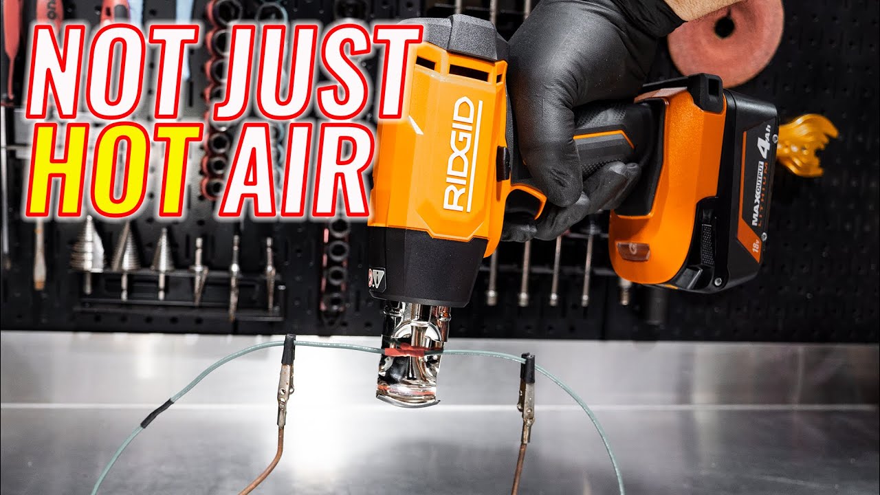 TIPS and TRICKS with the RIDGID R860435 18V Heat Gun [900-degrees F]