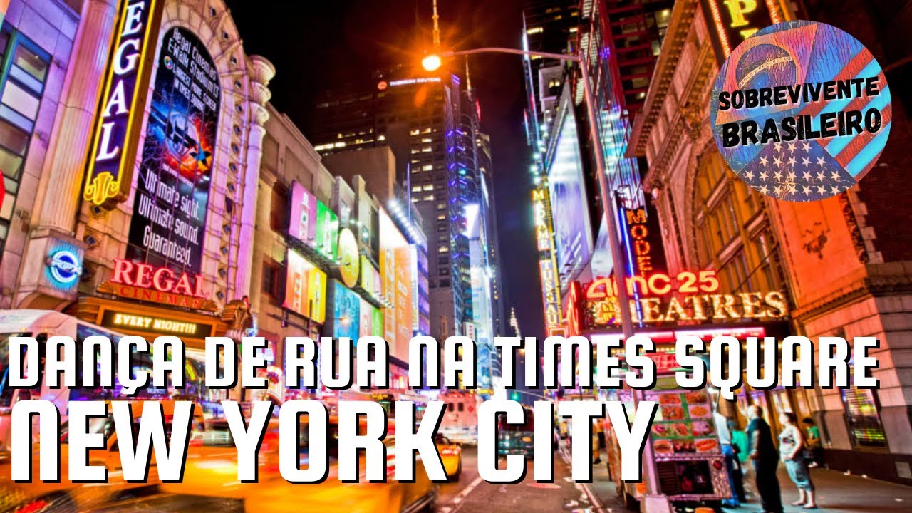 Noite agitada na Times Square NYC #estadosunidos #newyork #timessquare #usa #eua