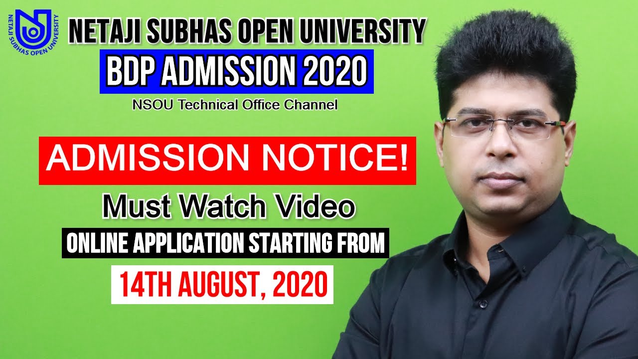 BDP Online Admission Notice 2020 | BDP Admission 2020 | BDP 2020 New Rules | BDP 2020 How To Apply