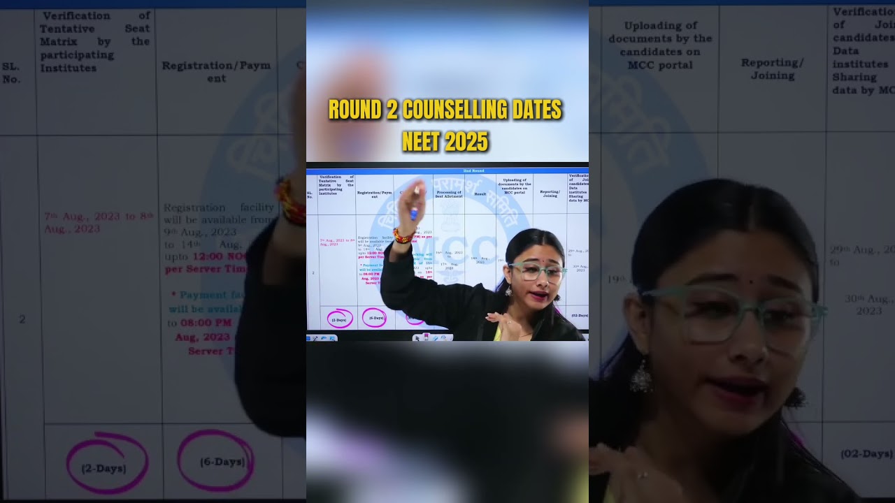 NEET 2025 Counselling Round 2 Start Date | When will NEET Counselling Start