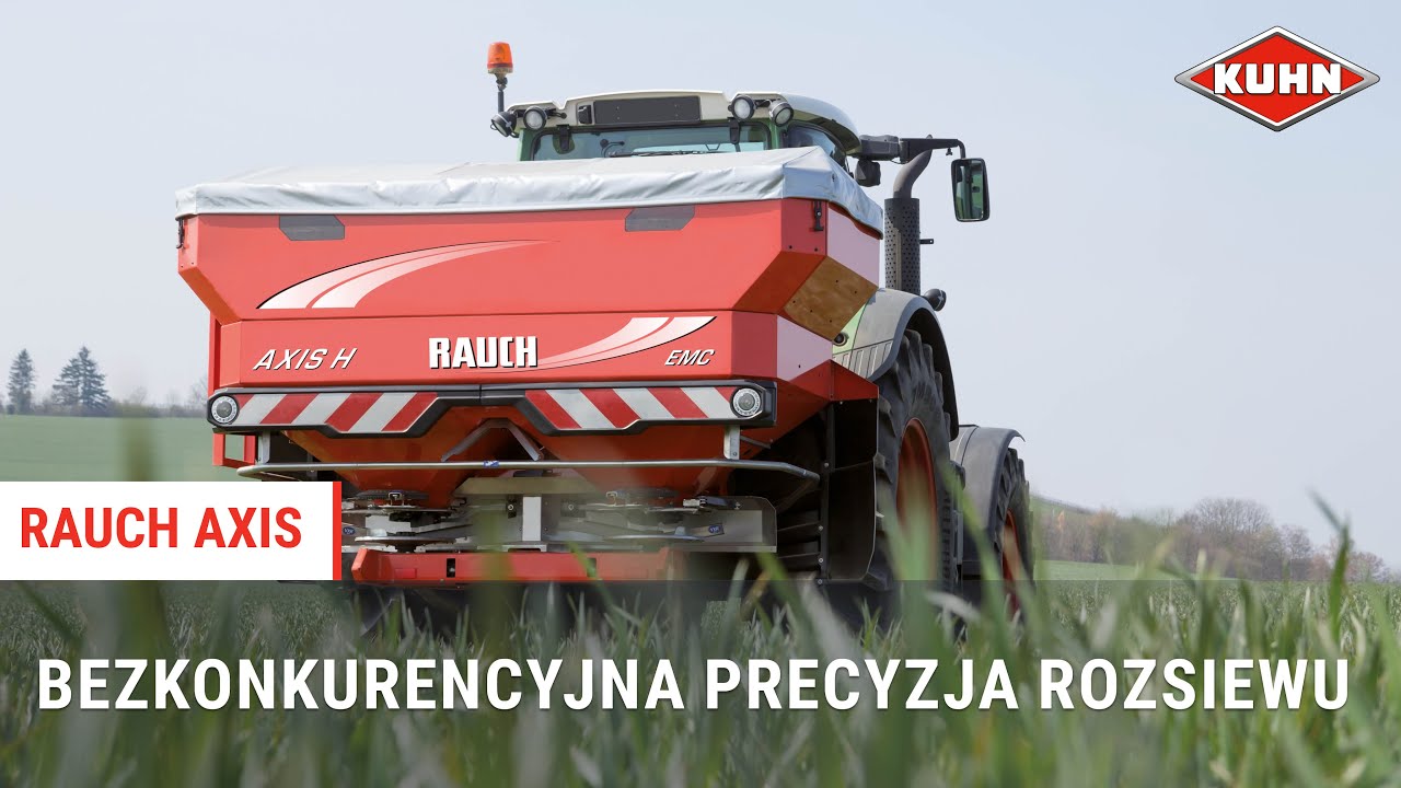 Jak uzyskać najwyższą precyzję wysiewu nawozu - czyli rozsiewacz RAUCH AXIS 😎