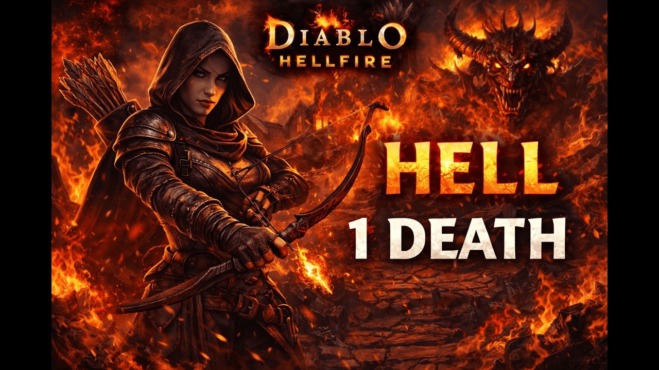 Full Rogue Playthrough on Hell Difficulty | Diablo Hellfire (1 Death)