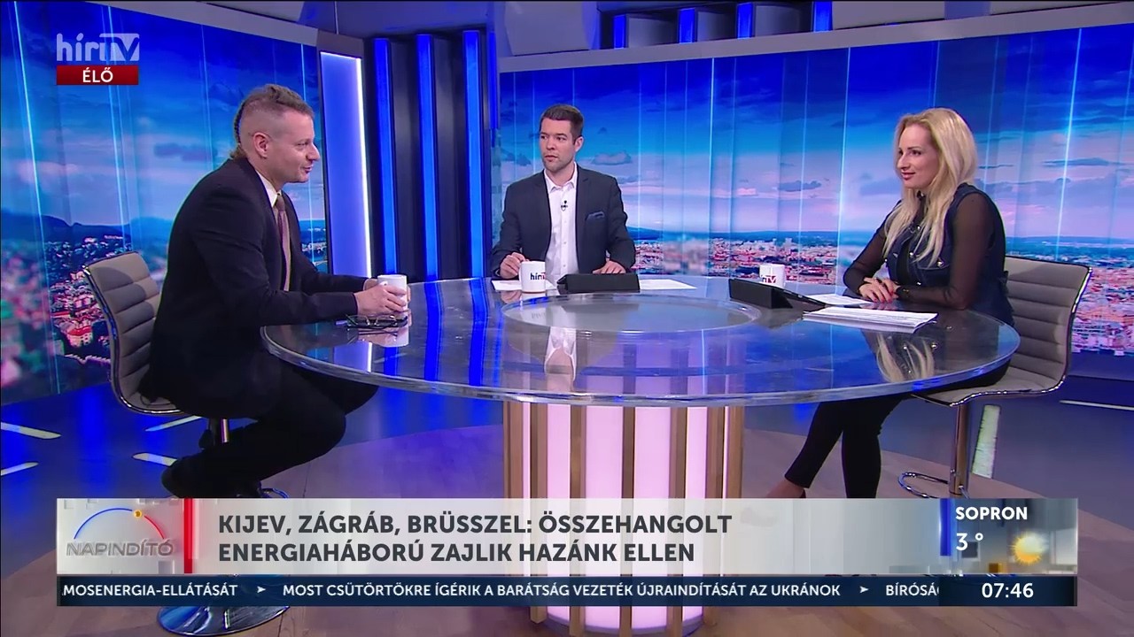 Kijev, Zágráb, Brüsszel: Összehangolt energiaháború zajlik hazánk ellen - HírTV