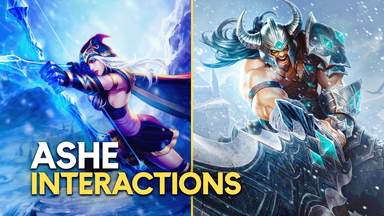 Ashe Interactions with Other Champions | League of Legends
