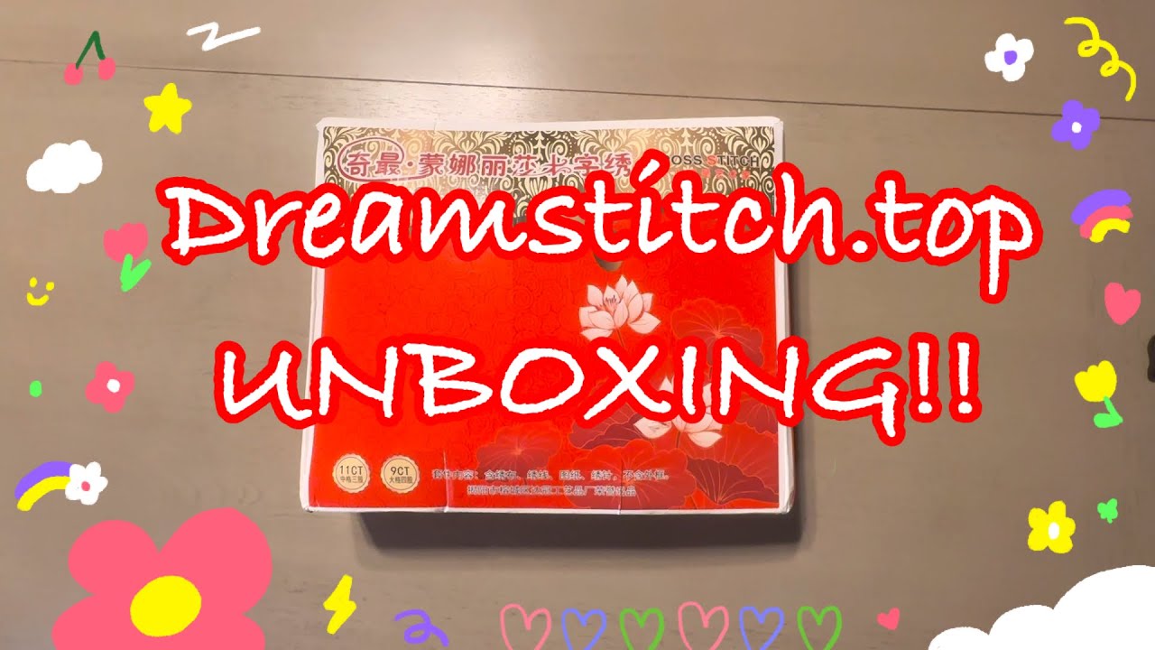 My first order from DREAMSTITCH.TOP #unboxing #stampedcrossstitch #dreamstitch