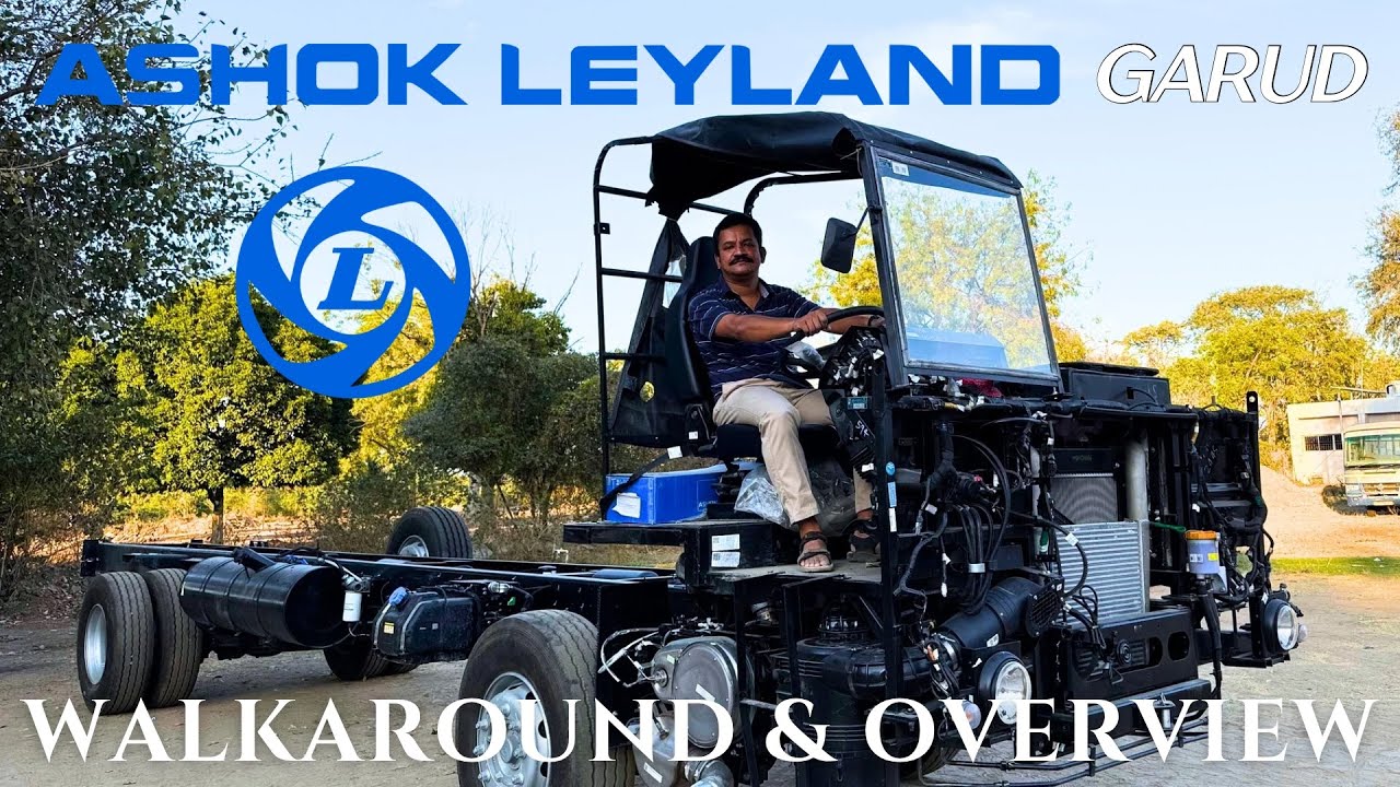 Обзор шасси автобуса Ashok Leyland Garud 12m
