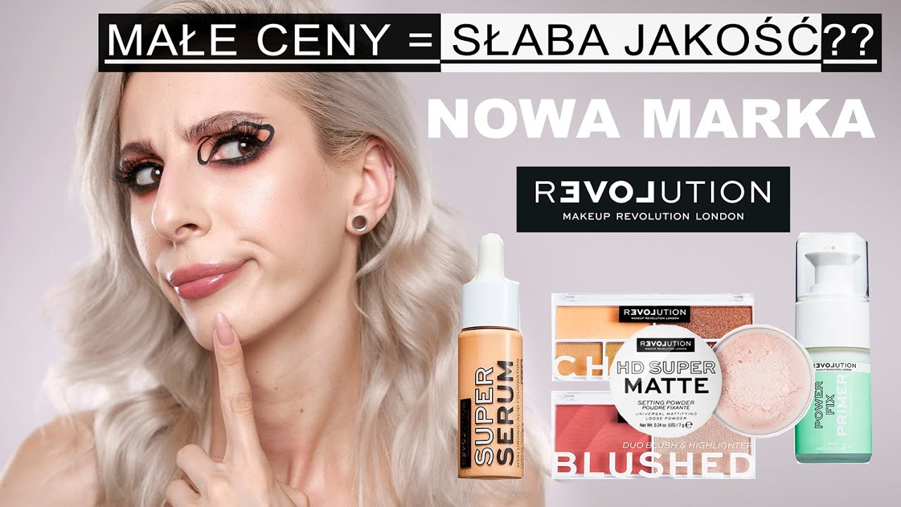 TEST Nowiej marki od Makeup Revolution - RELOVE! Tanio i trwało?