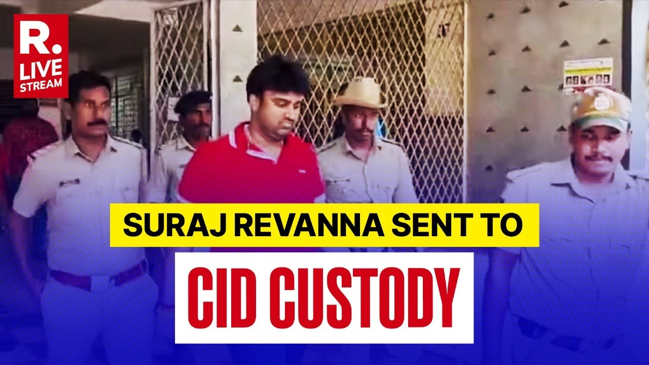 Accused Suraj Revanna Sent to 7 Day CID Custody Till July 1, CID To Record Revanna's Statement