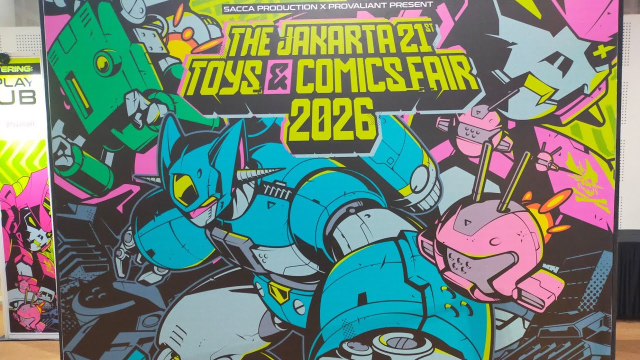 Jakarta Toys & Comic Fair 21 at Balai Kartini 31 Jan - 1 Feb 2026 (1) Sacca Production x Provaliant