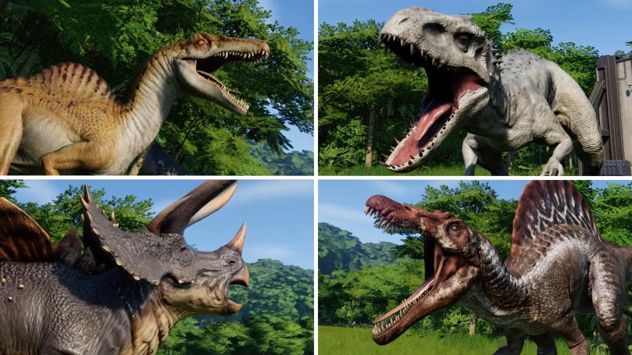 JURASSIC WORLD EVOLUTION - ALL 63 DINOSAURS | GAMEPLAY || HD