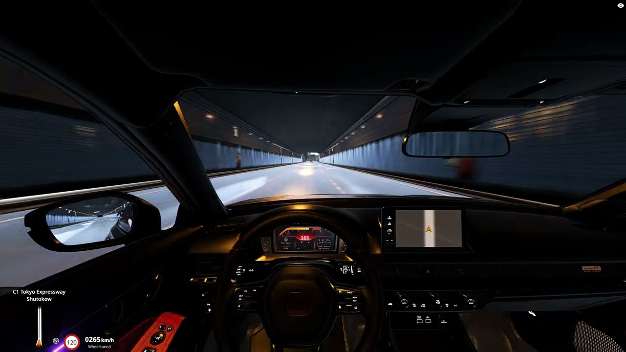 BeamNG Honda Civic in Tokio highway