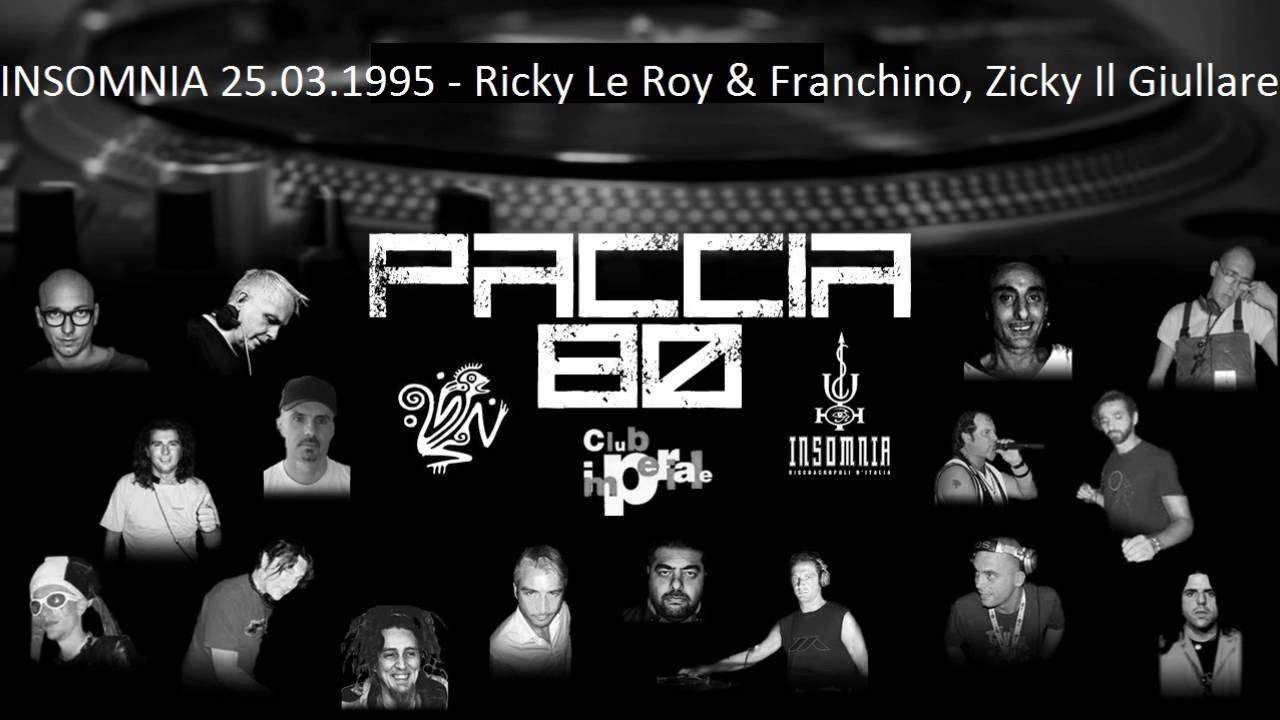 INSOMNIA 25.03.1995 - Ricky Le Roy & Franchino, Zicky Il Giullare