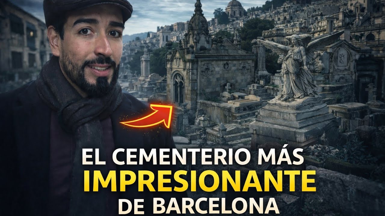 Montjuïc: El cementerio ☠️ de BARCELONA que parece de película 🎥