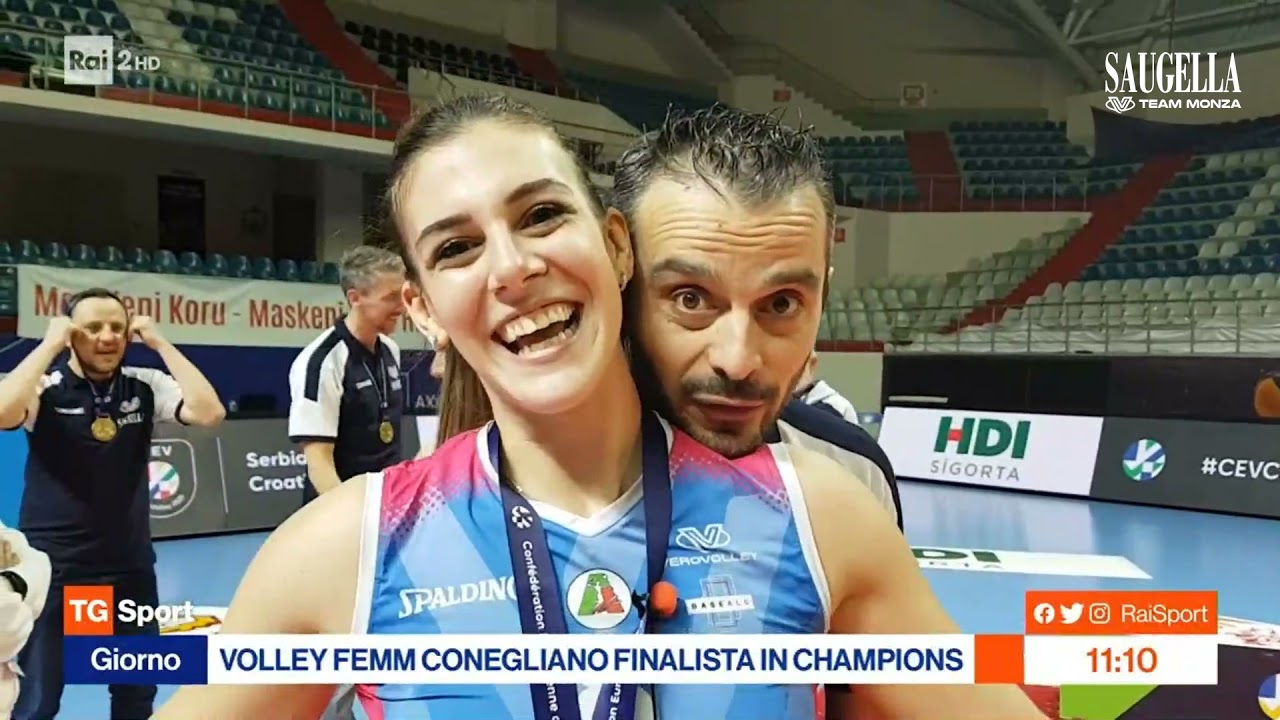 Il trionfo in CEV Cup della Saugella Monza sui principali TG Nazionali e Regionali