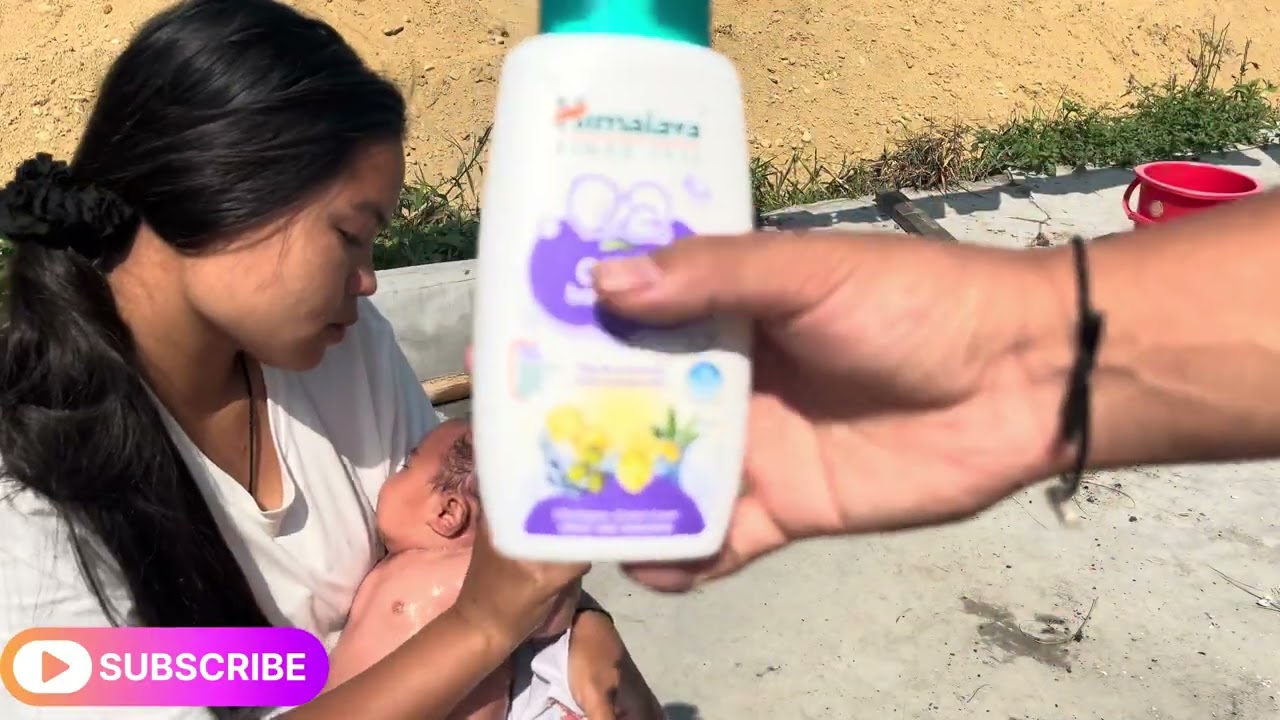 What Happens When BABY Takes a Winter Bath? 