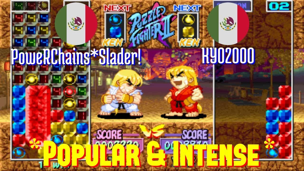 FT5 @spf2t: PoweRChains*Slader! (MX) vs KYO2OOO (MX) [S Puzzle Fighter II spf2 Fightcade] Feb 24