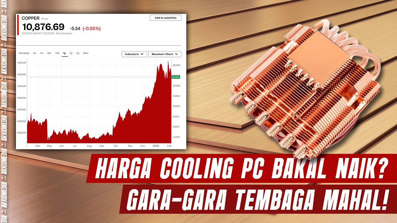 🔴 Live Stream #318 Waduh, Harga Cooling PC Bakal Naik Gara-Gara Tembaga Mahal!
