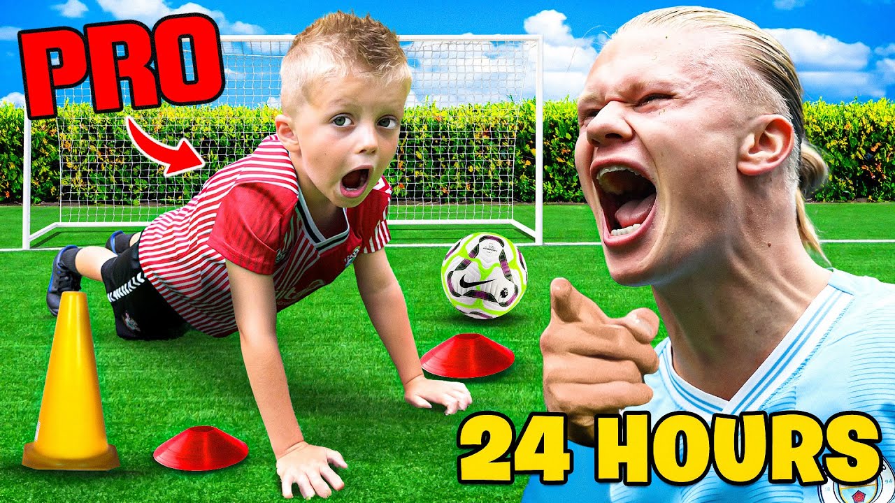 Joshua Trains Like A PRO Footballer For 24 Hours!!