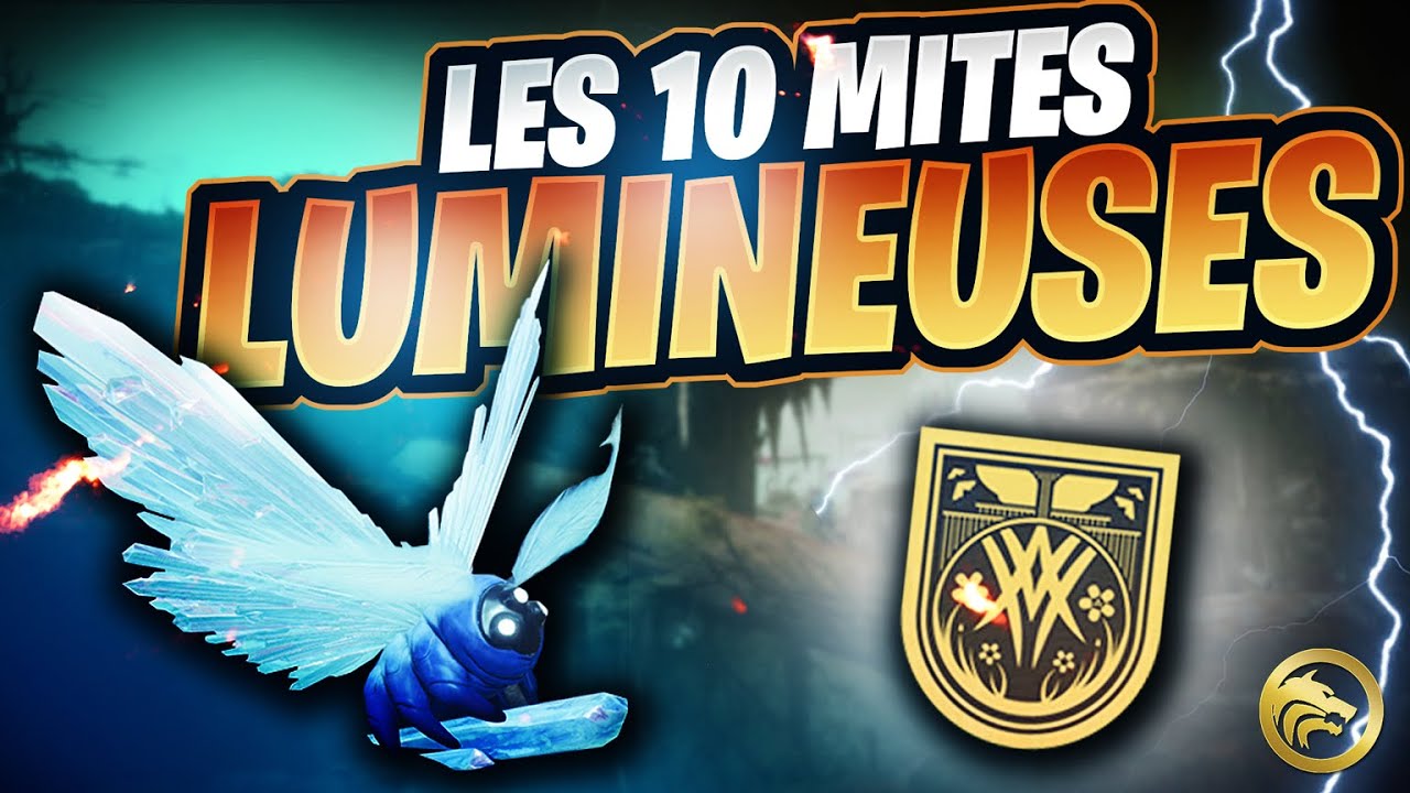 Destiny 2 - LES 10 MITES LUMINEUSES! Emplacements, Titre Détective & Triomphe