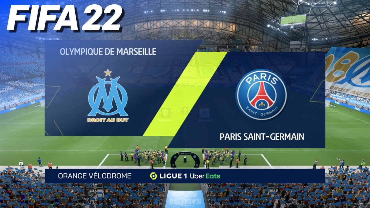 FIFA 22 - Olympique de Marseille vs. Paris Saint Germain @ Orange Vélodrome | PS5