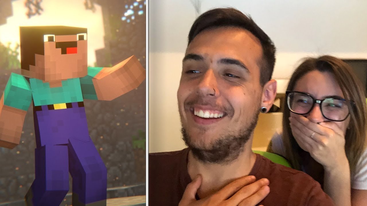 ¿UN NOOB DESTRUYE MINECRAFT? | SI TE RIES PIERDES CON LYNA (VIDEO REACCION MINECRAFT)