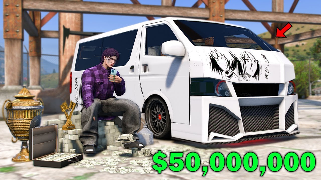 TOYOTA HIACE vs FERRARI F1 sa GTA 5 (SOBRANG INSTENSE!) | SnoopX