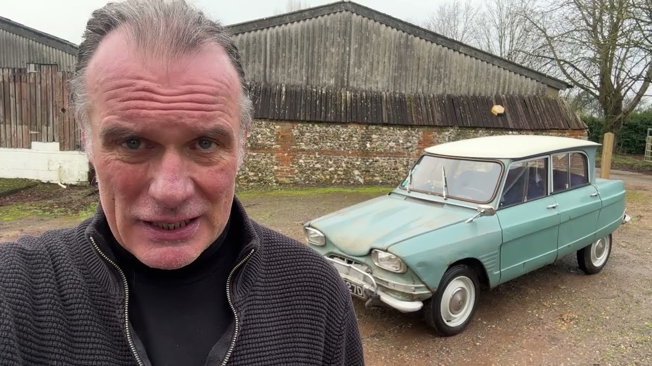 motodrome 1966 rat look Citroen Ami 6 Berline full appraisal video inc driving