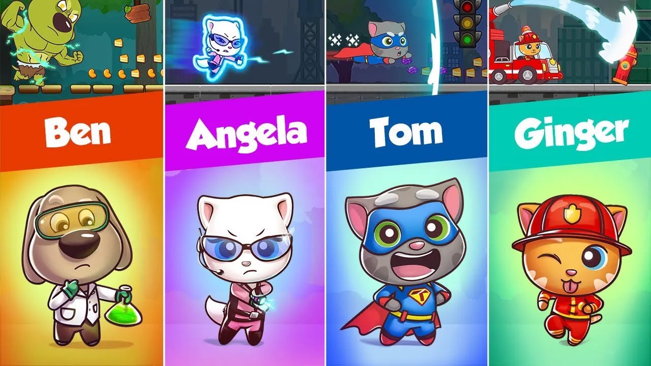Talking Tom Candy Run - Gameplay Walkthrough - Game Review on Nintendo Switch 1/2 | Part 1
