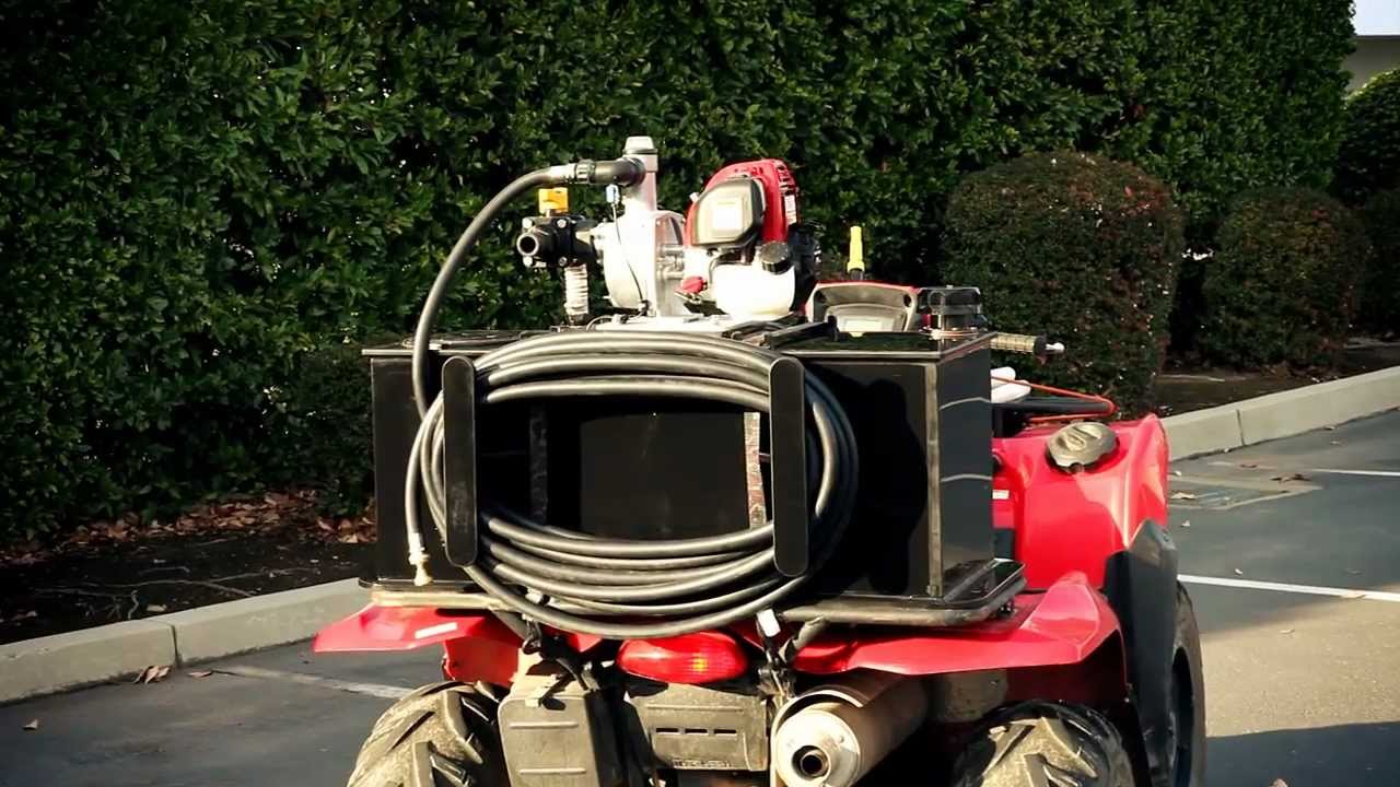 MTECH QTAC25 ATV and UTV lightweight fire suppression system.