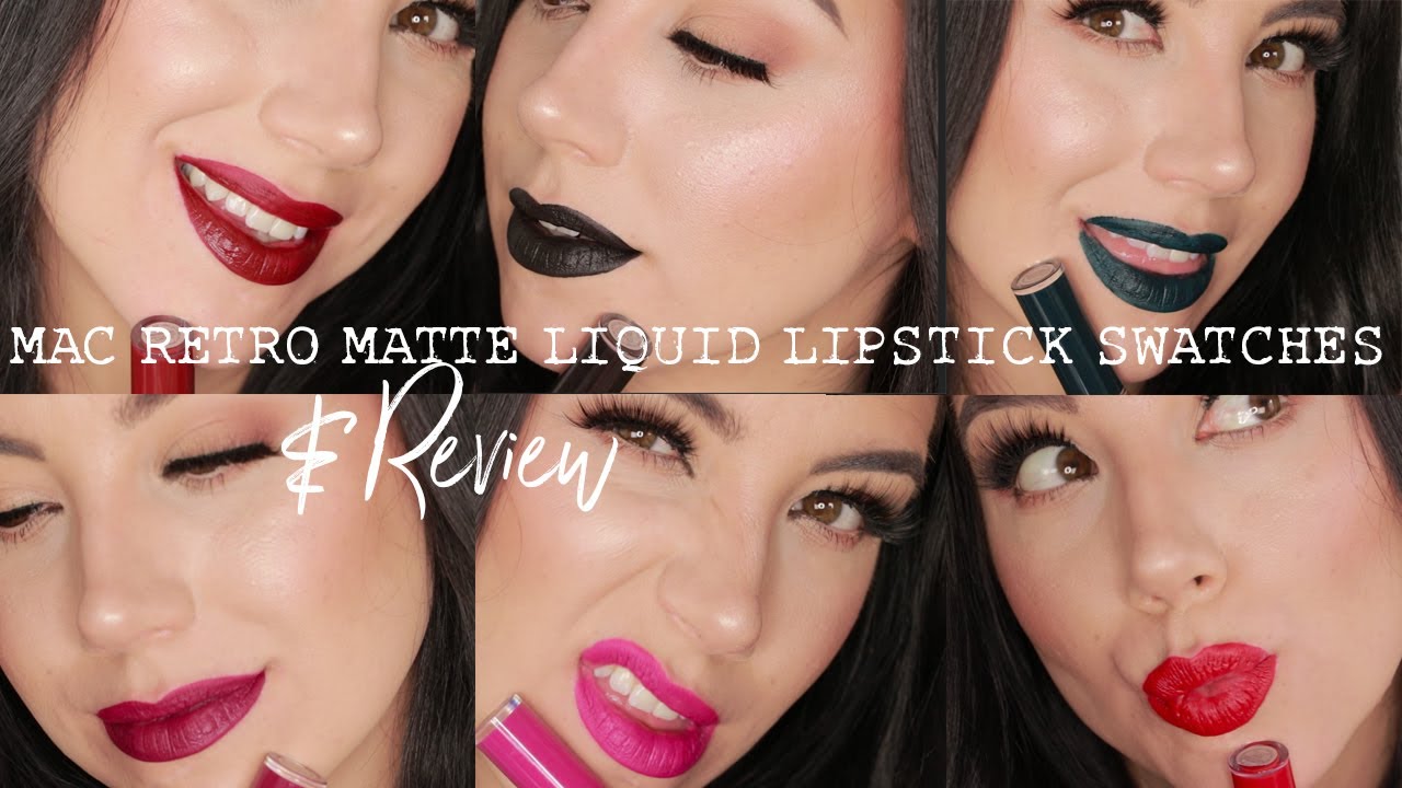 MAC Retro Matte Liquid Lipstick | Swatches & Review