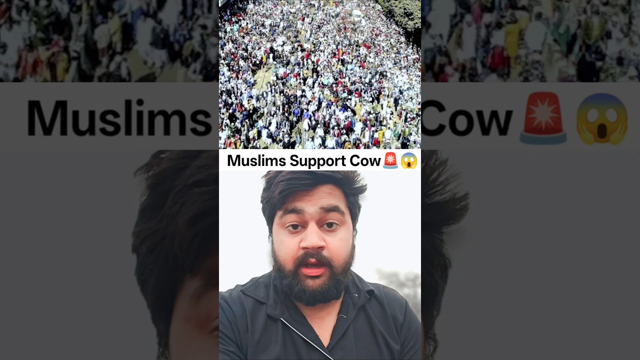 Muslims Support Cow #shorts #muslim #cow #bhopal #shortsfeed #factvivan103 #ytshorts #viral #ytviral