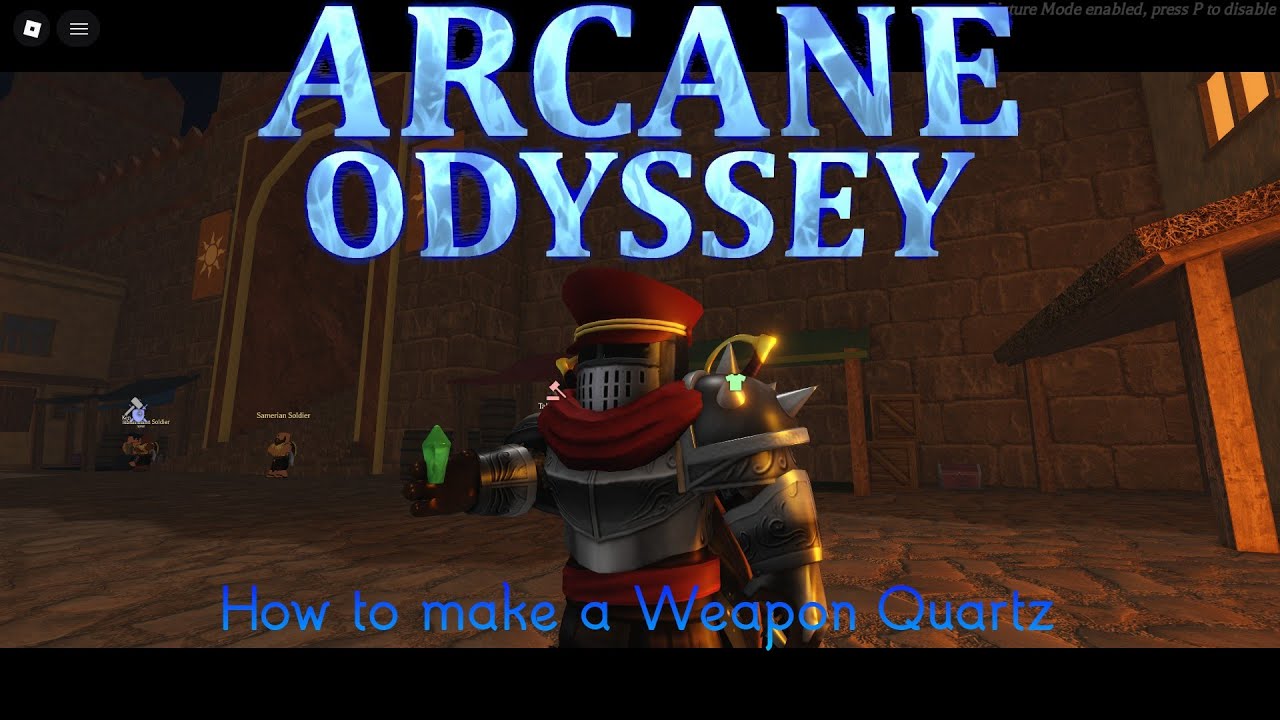 How to make Weapon Quartz | Arcane Odyssey Full Release